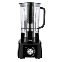 LIQUIDIFICADOR PHILCO PH900 12 VELOCIDADES 1200W PRETO 220V