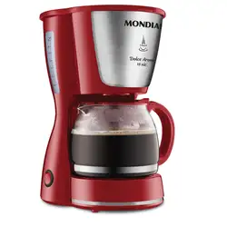 Cafeteira Elétrica Dolce Arome Mondial Vermelho e Inox 550W C-35 18X 220