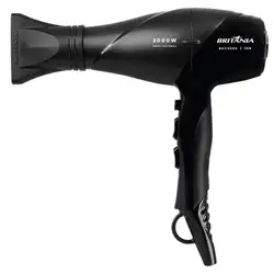 SECADOR DE CABELOS BRITANIA BSC2000 2000W PRETO