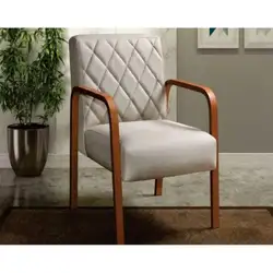 POLTRONA DECOR AYLA TEC LINHO BEGE 5044 14KG IB DECOR