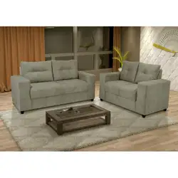 CONJUNTO SOFA 2/3 LUGARES TOQUIO CAPUCCINO 2426 2L 1.20 3L 1.62 JA