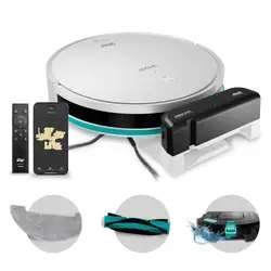 Aspirador De Pó Robo WAP ROBOT W1000 Smart Branco Bivolt