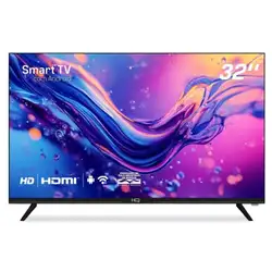 TV LED SMART 32 HQ HD HQS32NKHM ANDROID 3 HDMI 2 USB PRETA BIVOLT