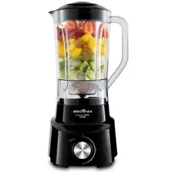 LIQUIDIFICADOR BRITANIA DIAMANTE TURBO 800 4 VELOCIDADES 1050W 2,6L PRETO 220V