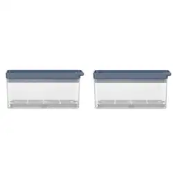 Kit 2 Organizadores de Geladeira Electrolux Experience com Escorredor 1,5L