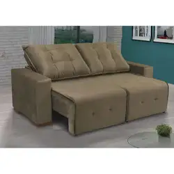 SOFA 3 LUGARES 2.10M RETRATIL/RECLINAVEL BELGA 2422 TEC. NAPOLE CAMURCA JA