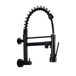 Torneira Gourmet 50cm Preta de Parede Belcca TG50P-PL