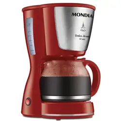 Cafeteira Elétrica Dolce Arome Mondial Vermelho e Inox 800W C-32-32X-R 220