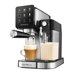Cafeteira Espresso Automática Dolce Latte 20 bar Mondial Preto/Inox - CCL-01 220